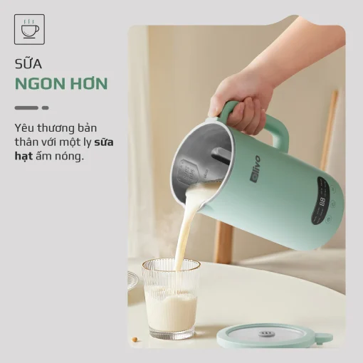 Máy Xay Nấu Đa Năng OLIVO CB1000 – Dung Tích 1L, Nắp INOX Kính Cường Lực, 9 Chế Độ, Chống Trào Tuyệt Đối - Hình ảnh 15