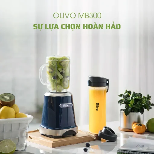 Máy Xay Sinh Tố OLIVO MB300 – 2 Cốc Linh Hoạt, Xay Đá Bào, Sinh Tố, Smoothie – Dung Tích 600ML - Hình ảnh 15