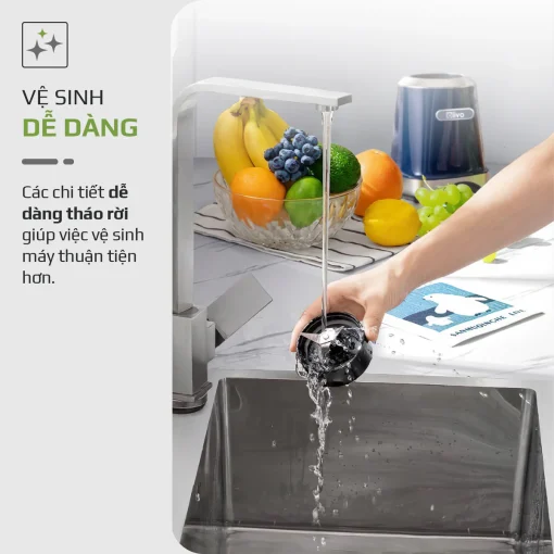 Máy Xay Sinh Tố OLIVO MB300 – 2 Cốc Linh Hoạt, Xay Đá Bào, Sinh Tố, Smoothie – Dung Tích 600ML - Hình ảnh 16