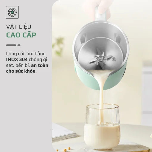 Máy Xay Nấu Đa Năng OLIVO CB1000 – Dung Tích 1L, Nắp INOX Kính Cường Lực, 9 Chế Độ, Chống Trào Tuyệt Đối - Hình ảnh 21