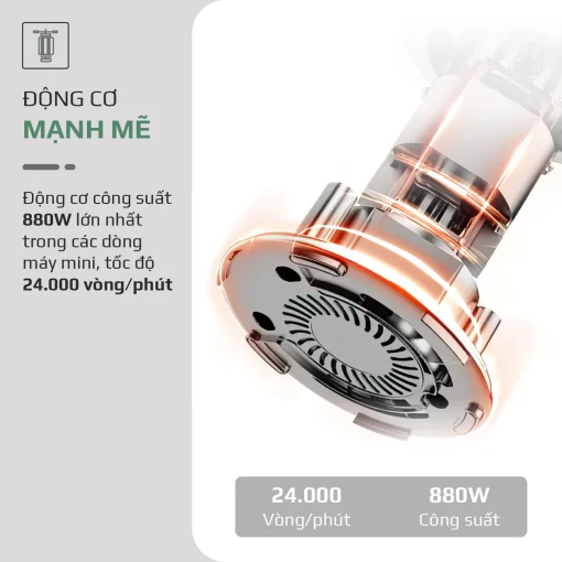 Máy Xay Nấu Đa Năng OLIVO CB1000 – Dung Tích 1L, Nắp INOX Kính Cường Lực, 9 Chế Độ, Chống Trào Tuyệt Đối - Hình ảnh 23