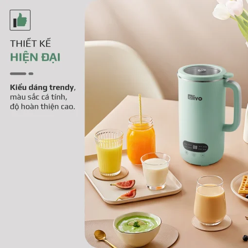 Máy Xay Nấu Đa Năng OLIVO CB1000 – Dung Tích 1L, Nắp INOX Kính Cường Lực, 9 Chế Độ, Chống Trào Tuyệt Đối - Hình ảnh 28