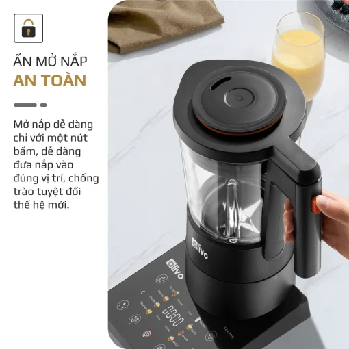 Máy Xay Nấu Đa Năng OLIVO X24 PRO – Đa Chức Năng, Chống Trào Tuyệt Đối, Mâm Nhiệt Gốm Chống Dính - Hình ảnh 22