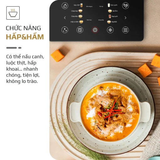 Máy Xay Nấu Đa Năng OLIVO X24 PRO – Đa Chức Năng, Chống Trào Tuyệt Đối, Mâm Nhiệt Gốm Chống Dính - Hình ảnh 12