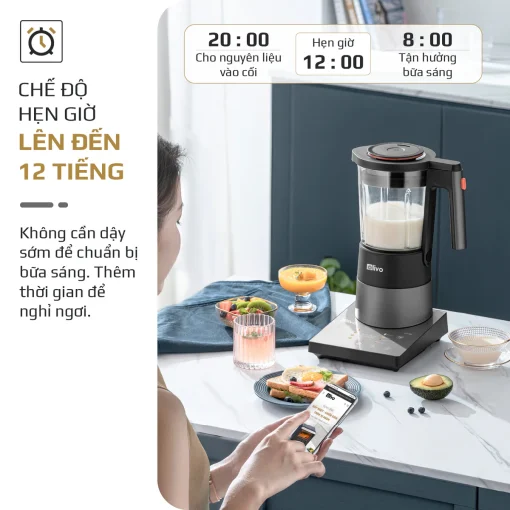 Máy Xay Nấu Đa Năng OLIVO X24 PRO – Đa Chức Năng, Chống Trào Tuyệt Đối, Mâm Nhiệt Gốm Chống Dính - Hình ảnh 33