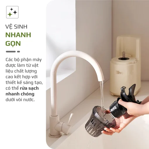 Máy Ép Chậm OLIVO SJ2000 – Khoang Tiếp Lớn, Củ Ép Lưỡi Cắt Thông Minh, Thiết Kế Sang Trọng - Hình ảnh 16