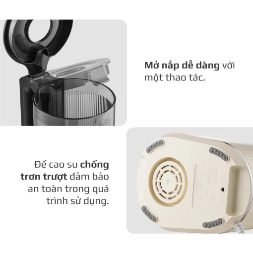 Máy Ép Chậm OLIVO SJ2000 – Khoang Tiếp Lớn, Củ Ép Lưỡi Cắt Thông Minh, Thiết Kế Sang Trọng - Hình ảnh 21