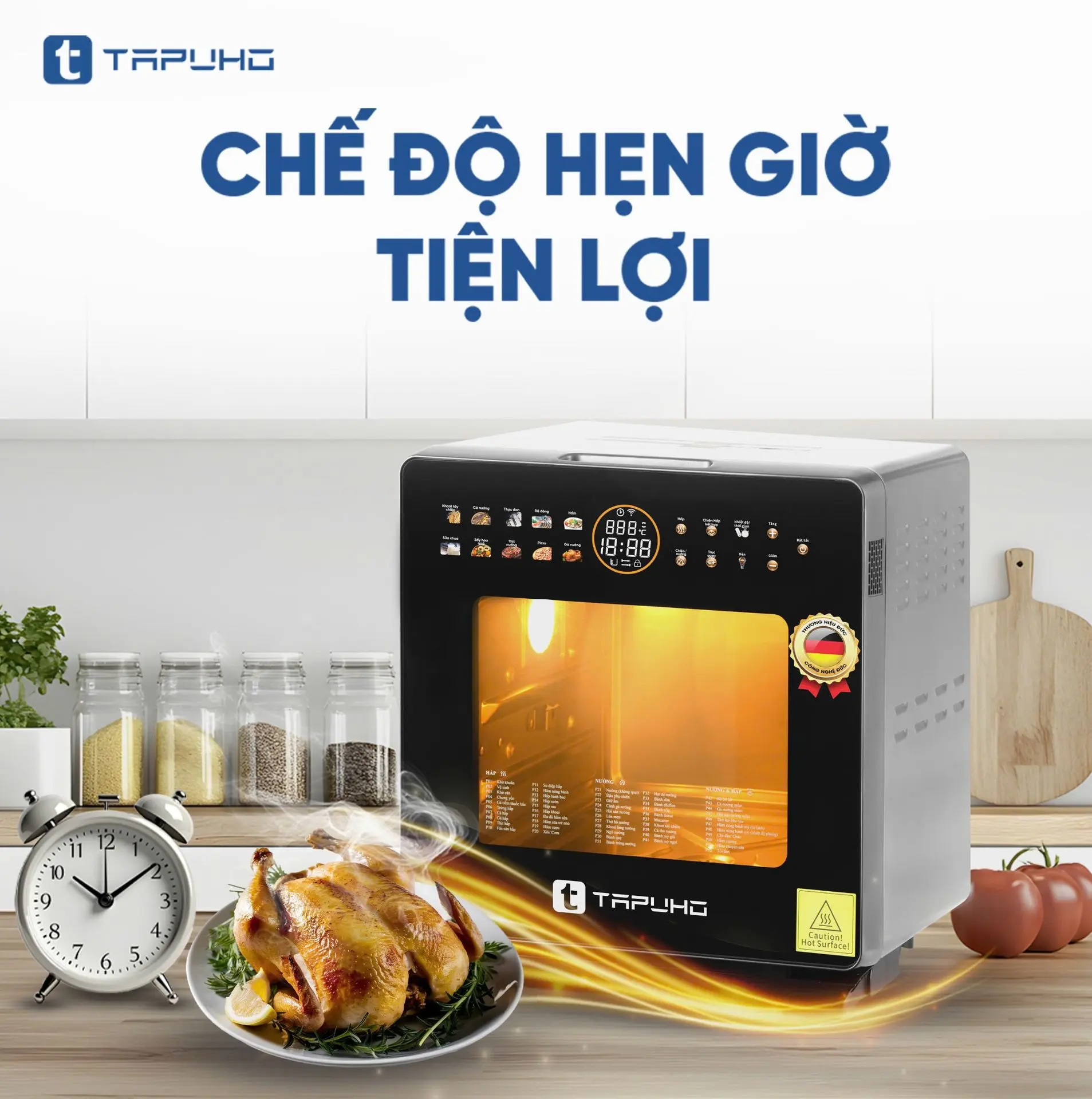 Nồi Chiên Hơi Nước TAPUHO TSF16 COLOR Plus - Ảnh 2