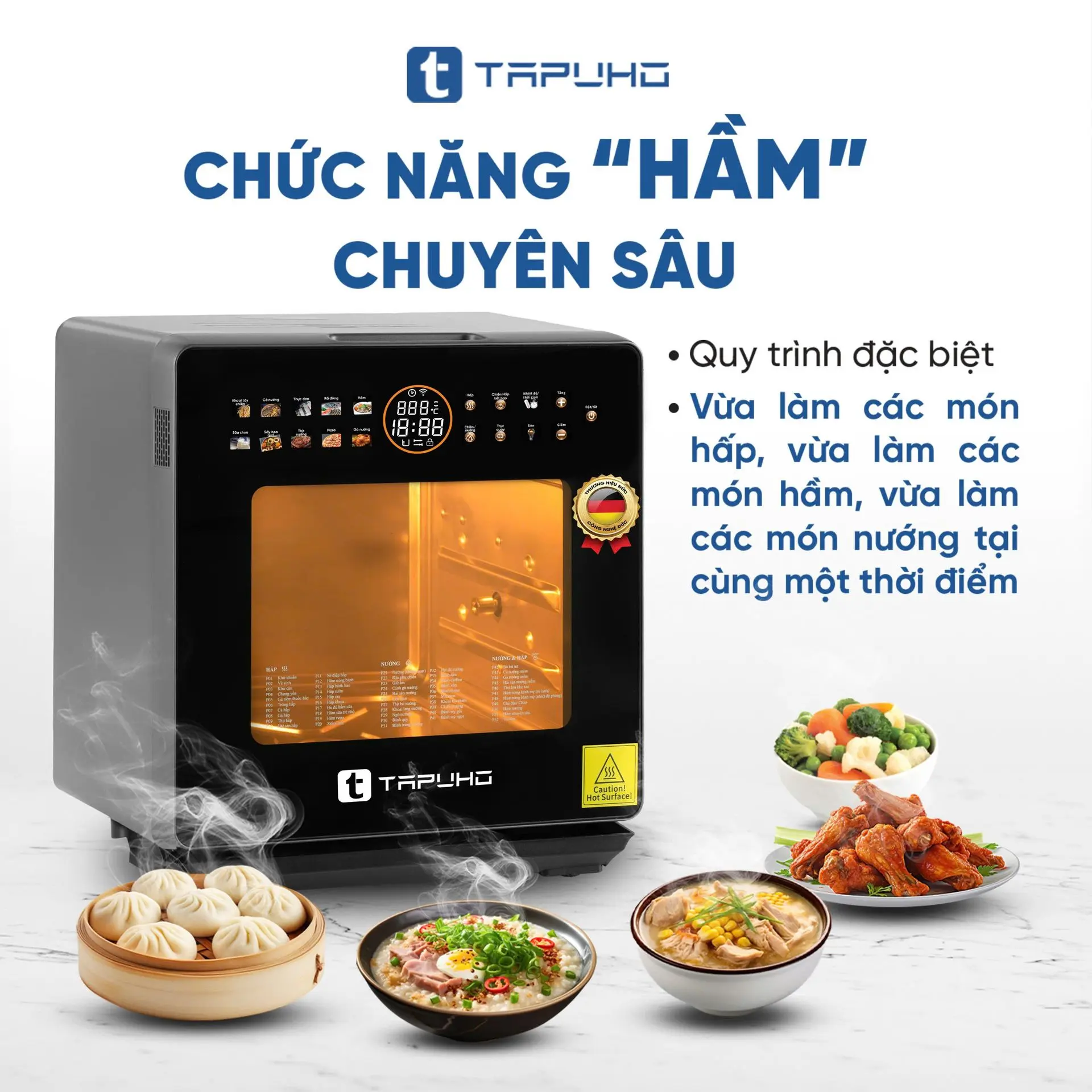 Nồi Chiên Hơi Nước TAPUHO TSF16 COLOR Plus - Ảnh 3