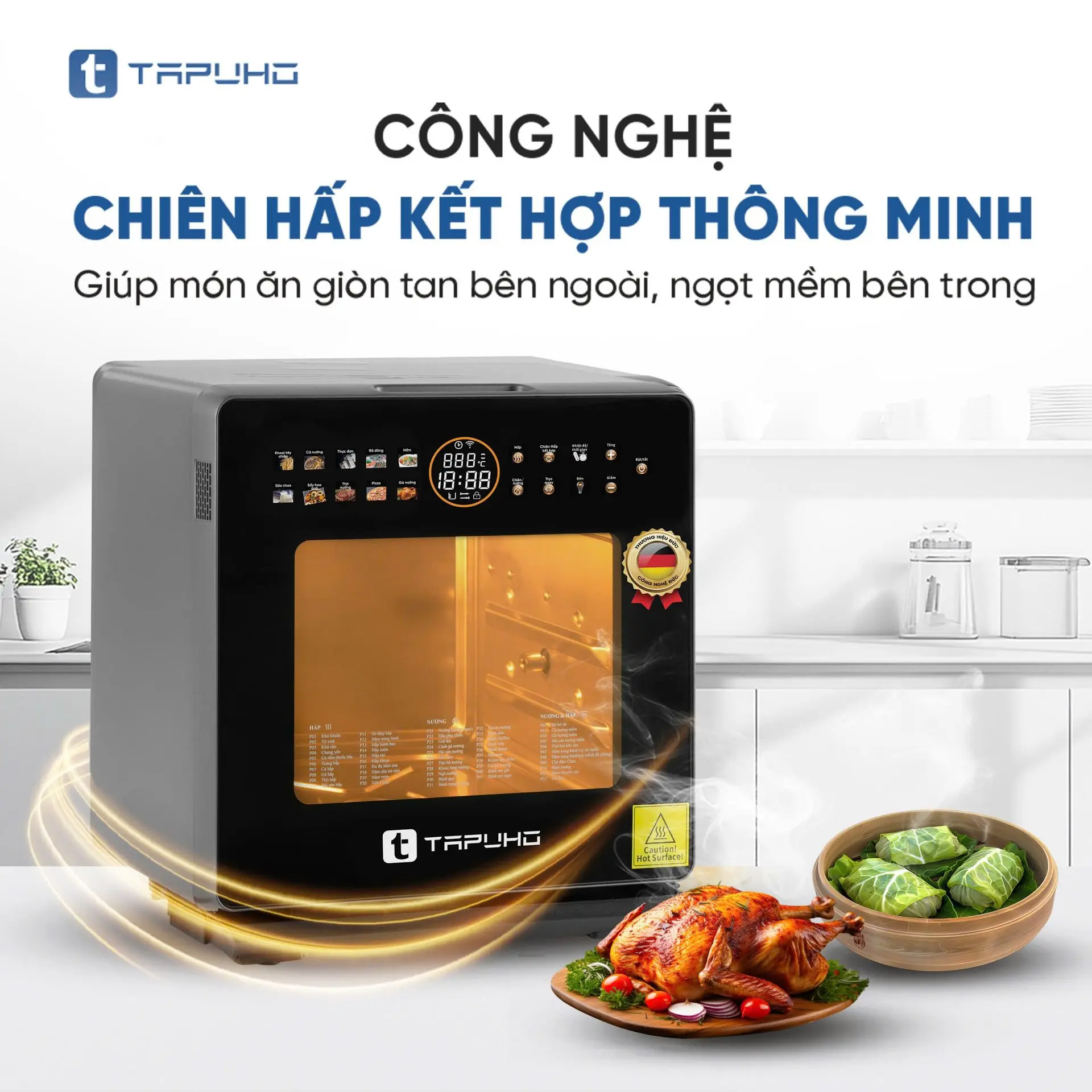 Nồi Chiên Hơi Nước TAPUHO TSF16 COLOR Plus - Ảnh 5
