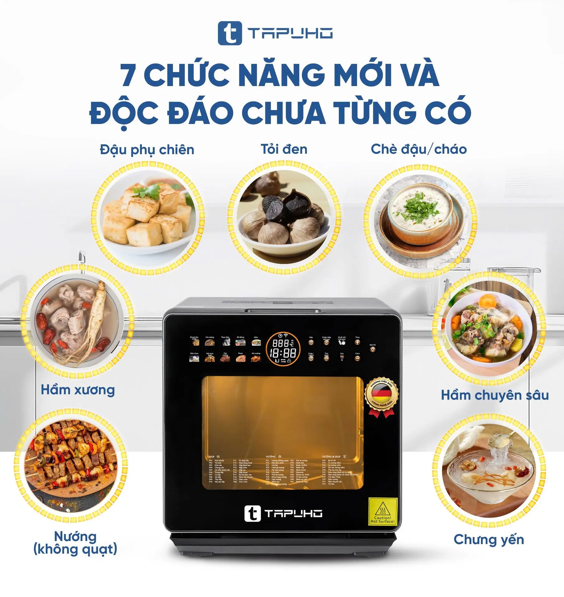 Nồi Chiên Hơi Nước TAPUHO TSF16 COLOR Plus - Ảnh 7