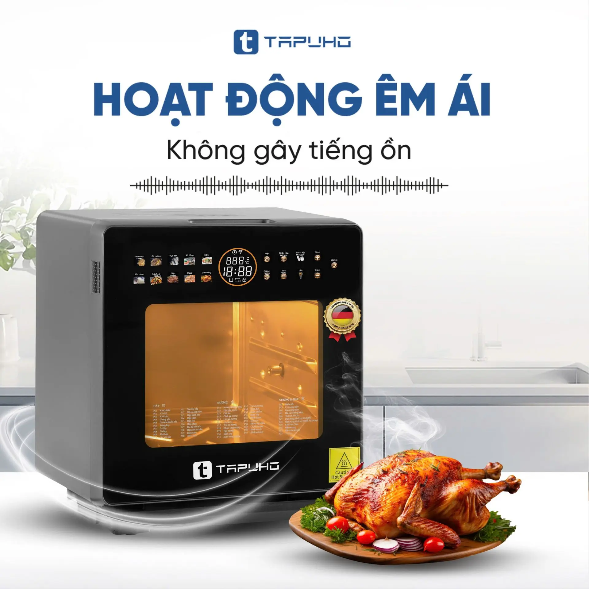 Nồi Chiên Hơi Nước TAPUHO TSF16 COLOR Plus - Ảnh 10