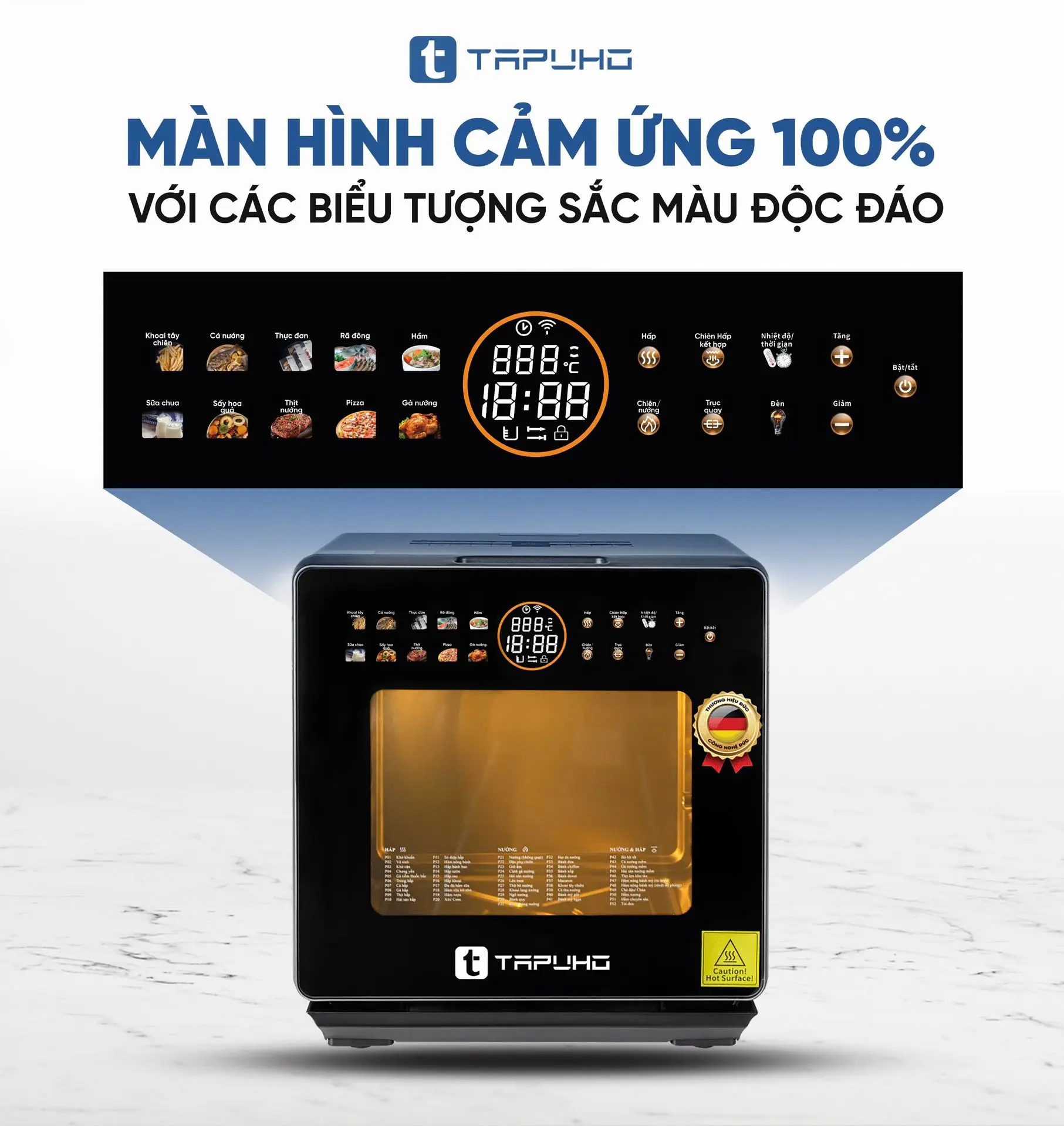 Nồi Chiên Hơi Nước TAPUHO TSF16 COLOR Plus - Ảnh 11