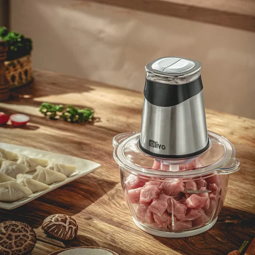 Máy Xay Thịt Đa Năng OLIVO FC21 – Công Suất 500W, Dung Tích 2.1L, Xay Thực Phẩm Nhanh Mạnh, Bền Bỉ - Hình ảnh 2
