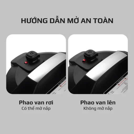 Nồi Áp Suất Điện Đa Năng OLIVO PC60 - 16 Chức Năng - Dung Tích 6L - Hình ảnh 13