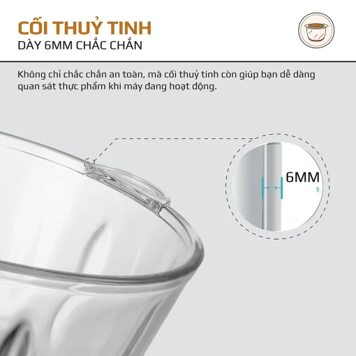 Máy Xay Thịt Đa Năng OLIVO FC21 – Công Suất 500W, Dung Tích 2.1L, Xay Thực Phẩm Nhanh Mạnh, Bền Bỉ - Hình ảnh 15