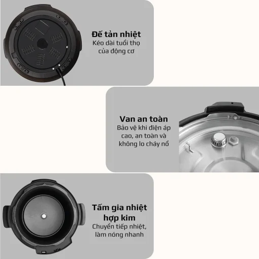 Nồi Áp Suất Điện Đa Năng OLIVO PC60 - 16 Chức Năng - Dung Tích 6L - Hình ảnh 18