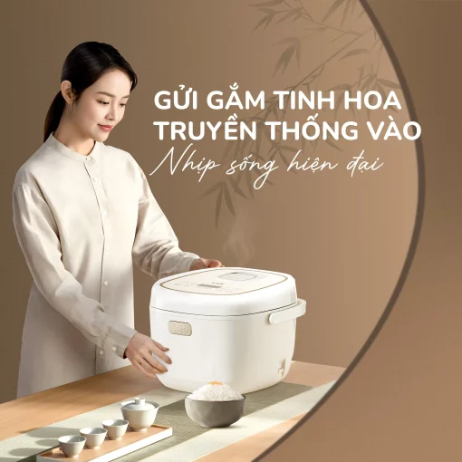 Nồi cơm điện lòng gốm cao cấp UNIE URC818, dung tích 1,8L - Hình ảnh 14