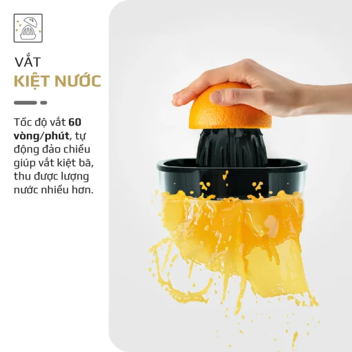 Máy Vắt Cam OLIVO CJ12 - Dung tích lớn 1.2L-40W, Vắt Kiệt Nước - Hình ảnh 6