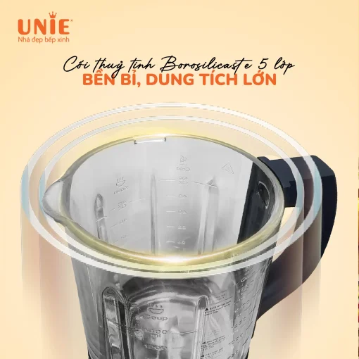 Máy làm sữa hạt UNIE VX dung tích 1.75L, 14 chức năng nấu - Hình ảnh 6