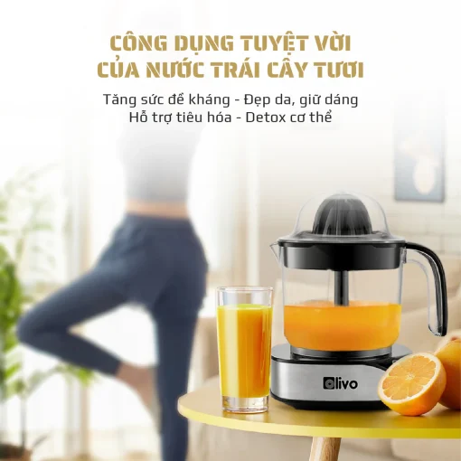 Máy Vắt Cam OLIVO CJ12 - Dung tích lớn 1.2L-40W, Vắt Kiệt Nước - Hình ảnh 10