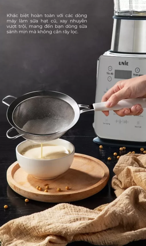 Máy làm sữa hạt UNIE V9S PRO dung tích 1,75L, xay nấu siêu êm - Hình ảnh 8