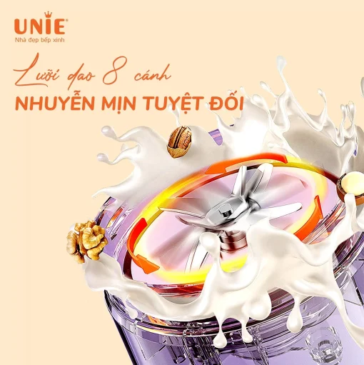 Máy làm sữa hạt UNIE UMB10 dung tích 1L, 8 chức năng xay nấu - Hình ảnh 5