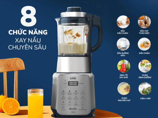 Máy làm sữa hạt UNIE V9S PRO dung tích 1,75L, xay nấu siêu êm - Hình ảnh 13