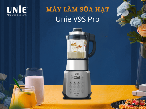Máy làm sữa hạt UNIE V9S PRO dung tích 1,75L, xay nấu siêu êm - Hình ảnh 12
