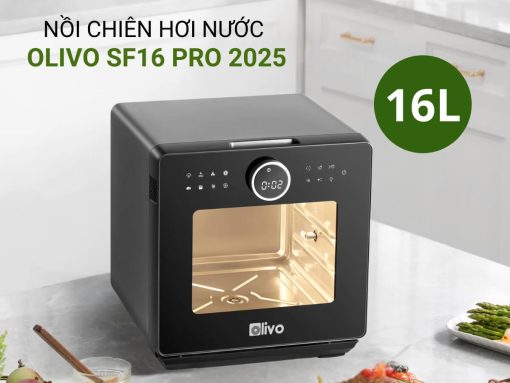 Nồi Chiên Hấp Đa Năng OLIVO SF16 PRO 2025 – Bản Nâng Cấp 70 Chế Độ Cài Sẵn-16L - Hình ảnh 2