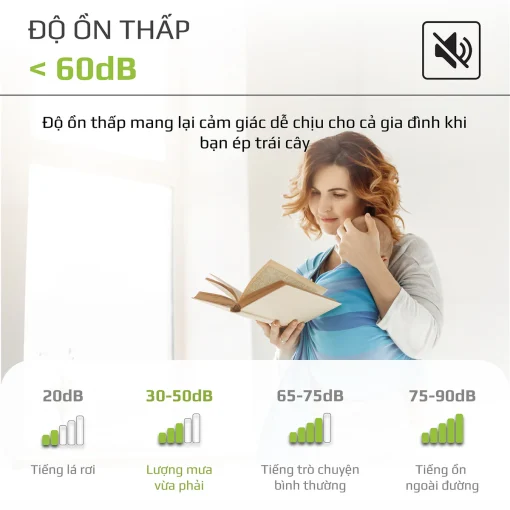 Máy Ép Chậm Trục Ngang OLIVO SJ22 – Ép Rau Không Kẹt, Kiệt Bã, Dễ Vệ Sinh - Hình ảnh 11