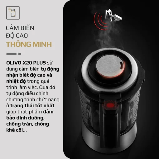 Máy Làm Sữa Hạt OLIVO X20 PLUS – Phiên Bản Nâng Cấp, 3 Chức Năng Nấu Sữa, Tạm Dừng Thông Minh, Chạy Êm - Hình ảnh 11