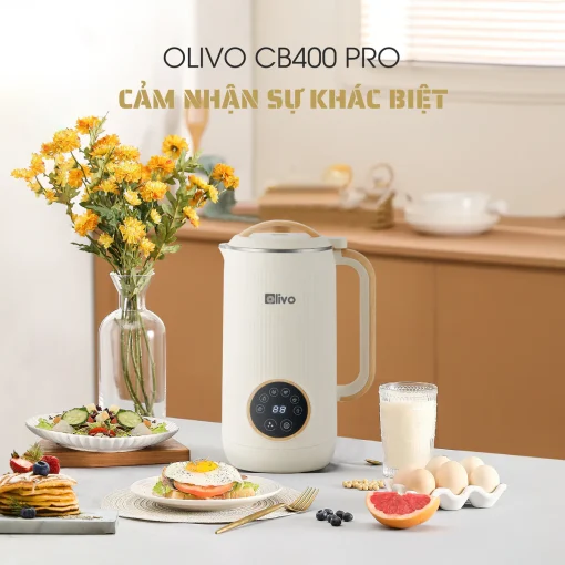 Máy Xay Nấu Đa Năng OLIVO CB400 PRO – Nhỏ Gọn Tiện Mang Theo, Đa Chức Năng, Thiết Kế Cao Cấp - Hình ảnh 14