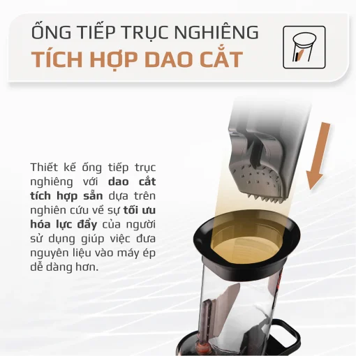 Máy Ép Chậm OLIVO SJ200 – Ép Kiệt Bã 98%, Tốc Độ 39 Vòng/Phút, Dễ Vệ Sinh - Hình ảnh 11