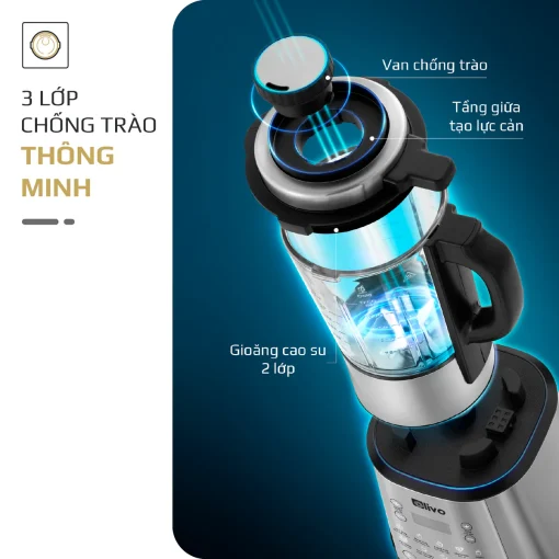 Máy Làm Sữa Hạt OLIVO X20 PLUS – Phiên Bản Nâng Cấp, 3 Chức Năng Nấu Sữa, Tạm Dừng Thông Minh, Chạy Êm - Hình ảnh 17
