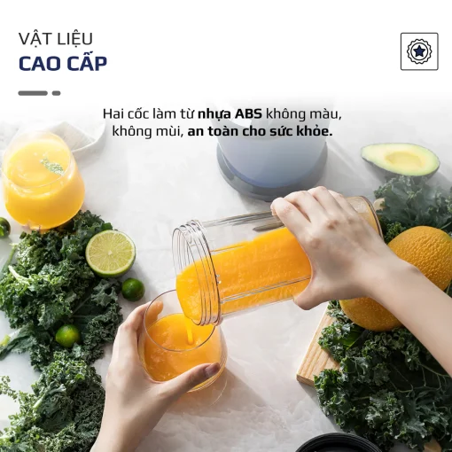 Máy Xay Sinh Tố OLIVO MB1000 – 3 Cốc Xay Linh Hoạt, Xay Đá, Smoothie, Đồ Ăn Dặm, Công Suất 1000W - Hình ảnh 18