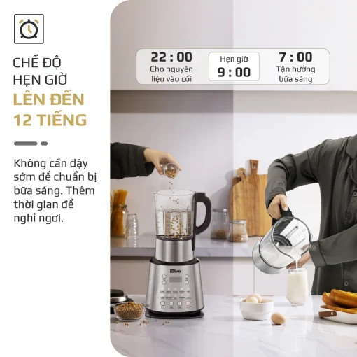 Máy Làm Sữa Hạt OLIVO X20 PLUS – Phiên Bản Nâng Cấp, 3 Chức Năng Nấu Sữa, Tạm Dừng Thông Minh, Chạy Êm - Hình ảnh 20