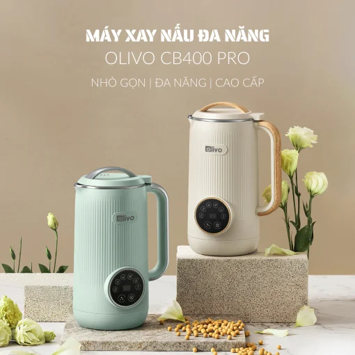 Máy Xay Nấu Đa Năng OLIVO CB400 PRO – Nhỏ Gọn Tiện Mang Theo, Đa Chức Năng, Thiết Kế Cao Cấp - Hình ảnh 2
