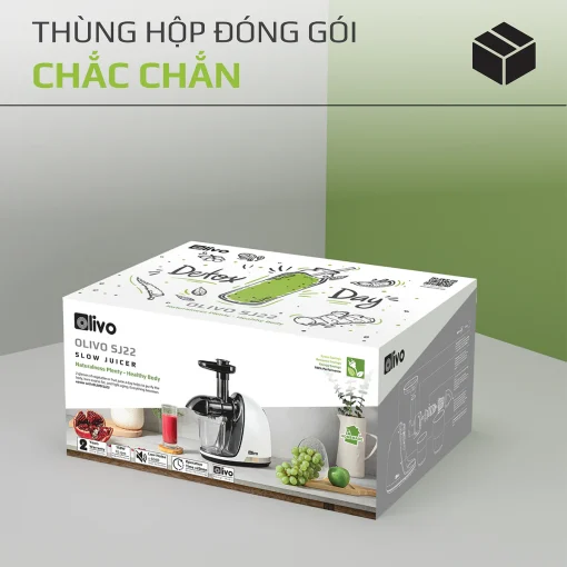 Máy Ép Chậm Trục Ngang OLIVO SJ22 – Ép Rau Không Kẹt, Kiệt Bã, Dễ Vệ Sinh - Hình ảnh 21