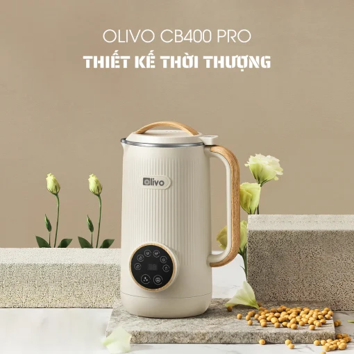 Máy Xay Nấu Đa Năng OLIVO CB400 PRO – Nhỏ Gọn Tiện Mang Theo, Đa Chức Năng, Thiết Kế Cao Cấp - Hình ảnh 22