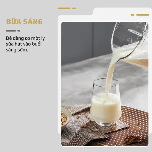 Máy Làm Sữa Hạt OLIVO X20 PLUS – Phiên Bản Nâng Cấp, 3 Chức Năng Nấu Sữa, Tạm Dừng Thông Minh, Chạy Êm - Hình ảnh 23