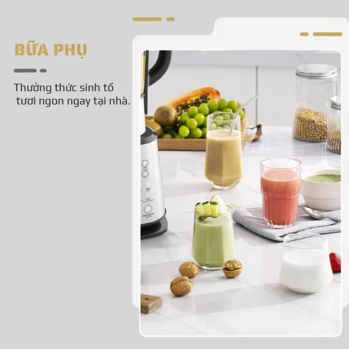 Máy Làm Sữa Hạt OLIVO X20 PLUS – Phiên Bản Nâng Cấp, 3 Chức Năng Nấu Sữa, Tạm Dừng Thông Minh, Chạy Êm - Hình ảnh 24