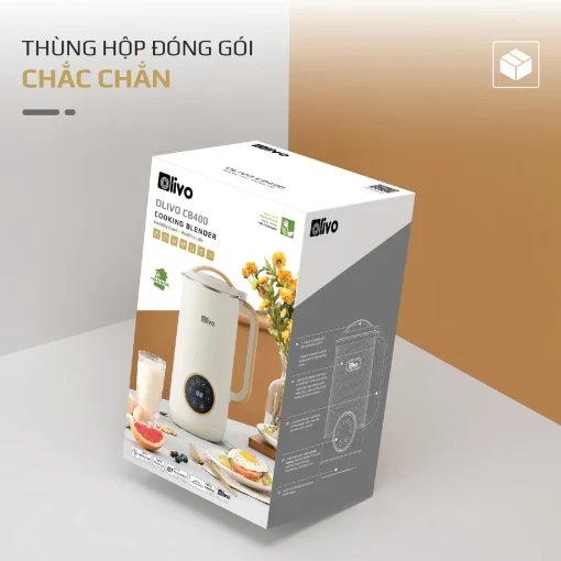 Máy Xay Nấu Đa Năng OLIVO CB400 PRO – Nhỏ Gọn Tiện Mang Theo, Đa Chức Năng, Thiết Kế Cao Cấp - Hình ảnh 26