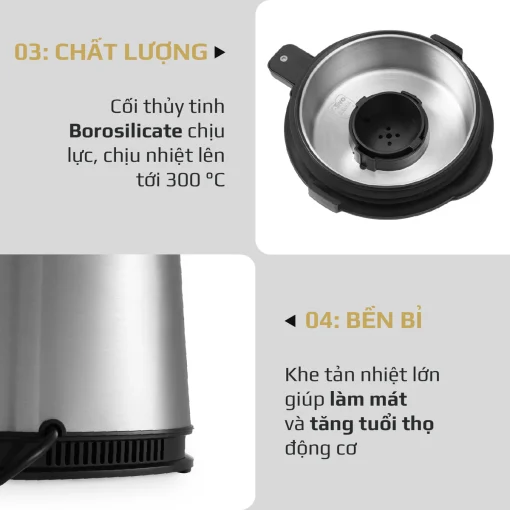 Máy Làm Sữa Hạt OLIVO X20 PLUS – Phiên Bản Nâng Cấp, 3 Chức Năng Nấu Sữa, Tạm Dừng Thông Minh, Chạy Êm - Hình ảnh 29