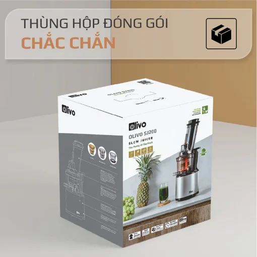 Máy Ép Chậm OLIVO SJ200 – Ép Kiệt Bã 98%, Tốc Độ 39 Vòng/Phút, Dễ Vệ Sinh - Hình ảnh 21