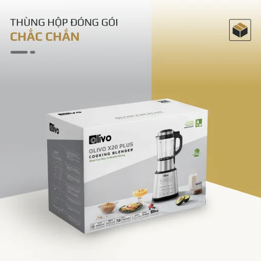 Máy Làm Sữa Hạt OLIVO X20 PLUS – Phiên Bản Nâng Cấp, 3 Chức Năng Nấu Sữa, Tạm Dừng Thông Minh, Chạy Êm - Hình ảnh 32