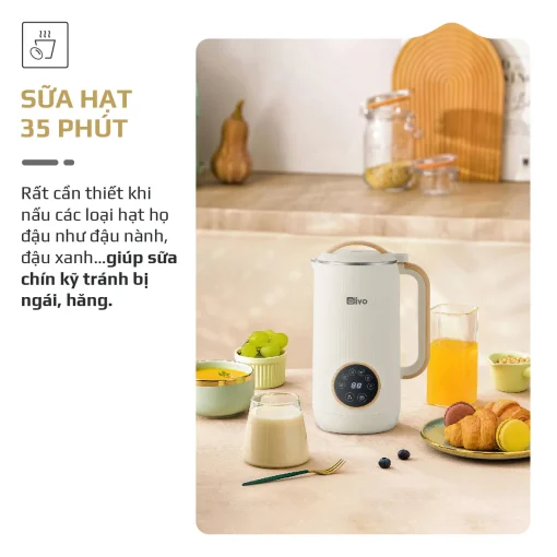 Máy Xay Nấu Đa Năng OLIVO CB400 PRO – Nhỏ Gọn Tiện Mang Theo, Đa Chức Năng, Thiết Kế Cao Cấp - Hình ảnh 7