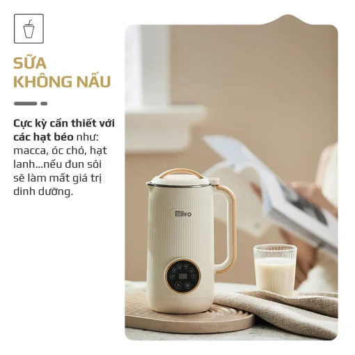 Máy Xay Nấu Đa Năng OLIVO CB400 PRO – Nhỏ Gọn Tiện Mang Theo, Đa Chức Năng, Thiết Kế Cao Cấp - Hình ảnh 9