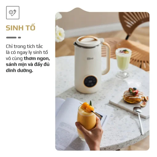 Máy Xay Nấu Đa Năng OLIVO CB400 PRO – Nhỏ Gọn Tiện Mang Theo, Đa Chức Năng, Thiết Kế Cao Cấp - Hình ảnh 10
