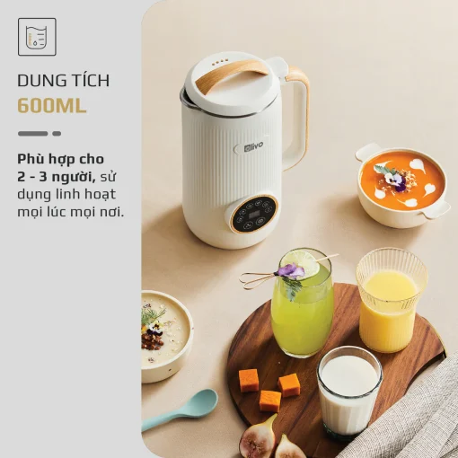 Máy Xay Nấu Đa Năng OLIVO CB400 PRO – Nhỏ Gọn Tiện Mang Theo, Đa Chức Năng, Thiết Kế Cao Cấp - Hình ảnh 11